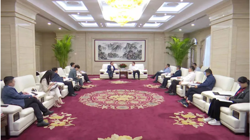 孙正东率队赴航天科技集团和京东集团考察招商
