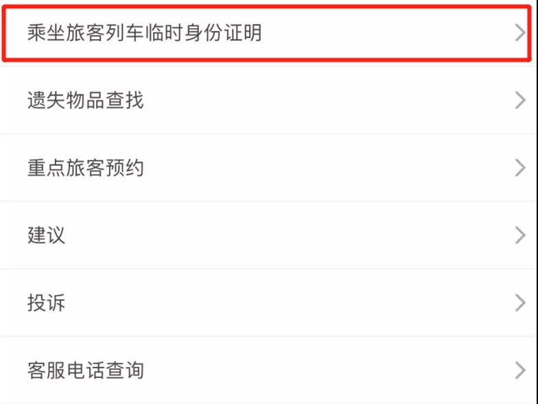 电子临时乘车身份证明来了！