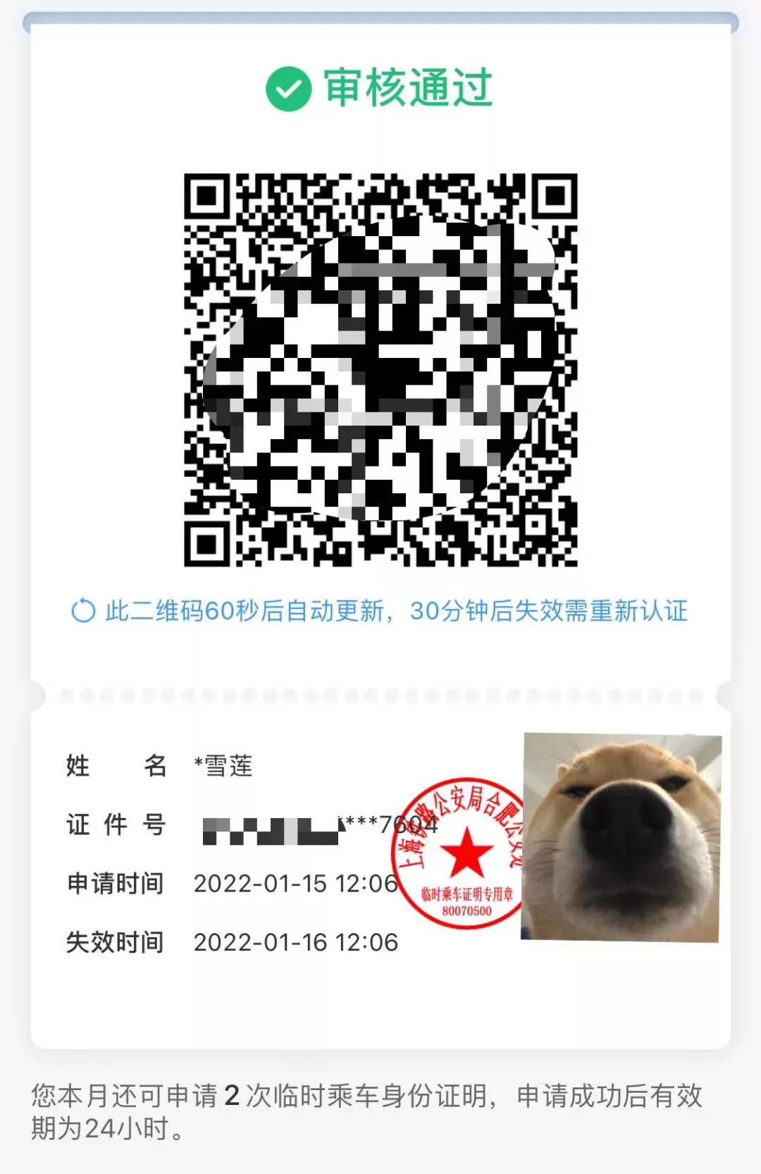 电子临时乘车身份证明来了！