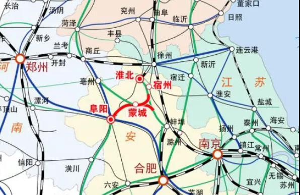 阜阳这条高铁动工时间已定