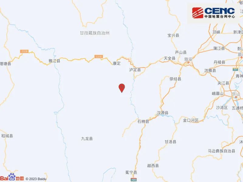 微信图片_20230512083554.jpg 今天凌晨至6时许,四川甘孜州泸定县接连发生4.5级、4.2级、3.0级、4.0级地震。
