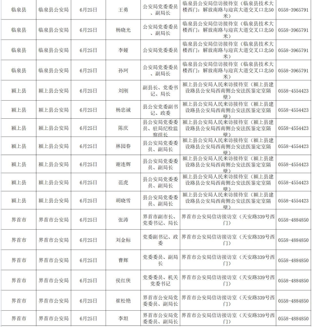 6月25日上午9:00开始！市公安局最新发布