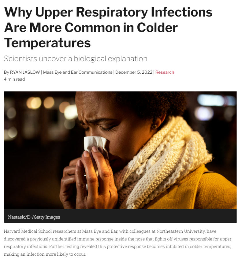 降雪能冻死病毒？下场雪生病的人就少了？真相来了